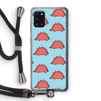 Dinosawrr: Samsung Galaxy A31 Transparant Hoesje met koord