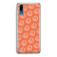 Just peachy: Huawei P20 Transparant Hoesje