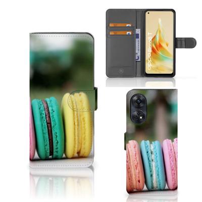 OPPO Reno8 T 4G | Book Cover | Macarons | Portemonnee hoesje