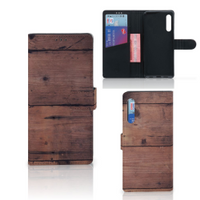 Huawei P Smart Pro Book Style Case Old Wood - thumbnail