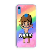 Chibi Maker man: Huawei Y6s Transparant Hoesje