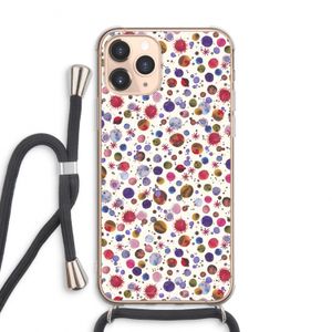 Planets Space: iPhone 11 Pro Max Transparant Hoesje met koord