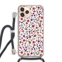 Planets Space: iPhone 11 Pro Max Transparant Hoesje met koord