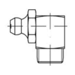 TOOLCRAFT Conische smeernippel Staal galvanisch verzinkt kwaliteit 5.8 M8 100 stuk(s)