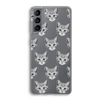 Kitten: Samsung Galaxy S21 Transparant Hoesje