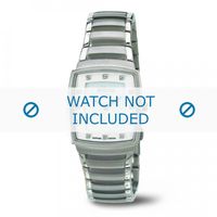 Boccia horlogeband 3241-01 Titanium Zilver