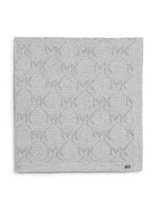 Michael Kors Kids couverture à motif monogrammé - Gris