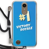 Victory Royale: LG K10 (2017) Transparant Hoesje met koord