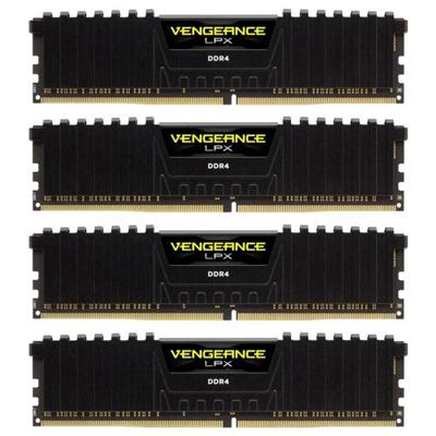 Corsair CMK64GX4M4A2400C14 Werkgeheugenmodule voor PC DDR4 64 GB 4 x 16 GB 2400 MHz 288-pins DIMM CL14 CMK64GX4M4A2400C14