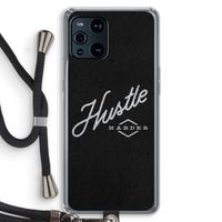 Hustle: Oppo Find X3 Pro Transparant Hoesje met koord