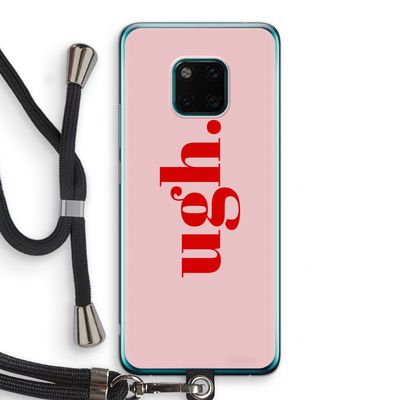Ugh: Huawei Mate 20 Pro Transparant Hoesje met koord