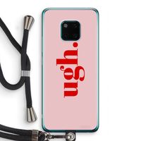 Ugh: Huawei Mate 20 Pro Transparant Hoesje met koord
