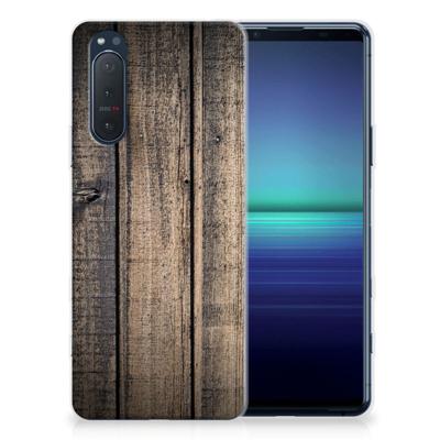 Sony Xperia 5II | Bumper Hoesje | Steigerhout