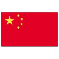Gevelvlag/vlaggenmast vlag China 90 x 150 cm   -