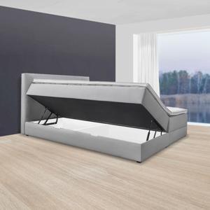 2dekans Opberg Boxspring 160 x 200 Beige - Storage [Licht beschadigd]