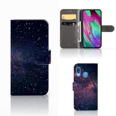 Samsung Galaxy A40 | Book Case | Stars