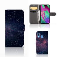 Samsung Galaxy A40 | Book Case | Stars