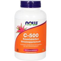 Vitamine C500 Kauwtabletten Sinaasappelsmaak - NOW Foods