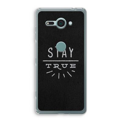 Stay true: Sony Xperia XZ2 Compact Transparant Hoesje