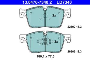 ATE Remblokset 13.0470-7340.2