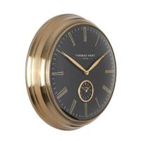 Klok Timekeeper zwart/goud L