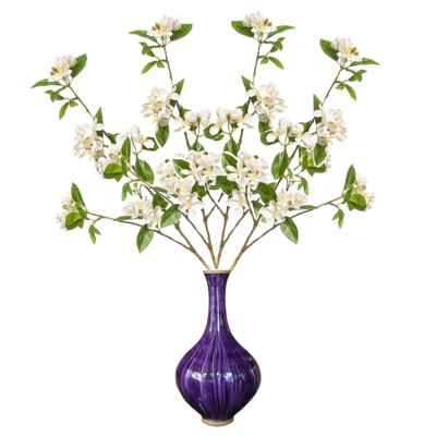 Kunstbloem Kersen bloesem - 4x - 90 cm - wit - Kunst zijdebloemen