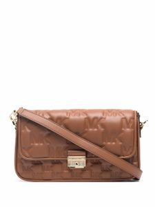 Michael Michael Kors petit sac à bandoulière Bradshaw à logo embossé - Marron
