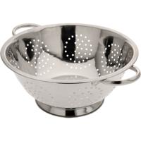 Vergiet - RVS zilver - D29 x H13 cm - zeef - keukenvergiet - afgieten