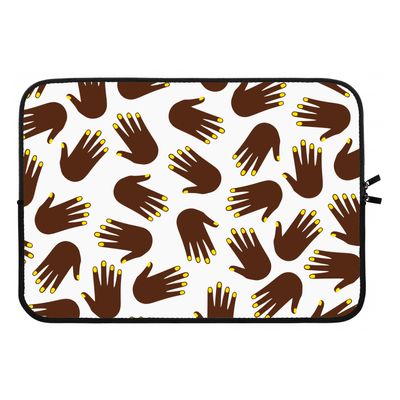 Hands dark: Laptop sleeve 13 inch