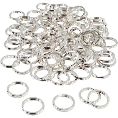 Vivi Gade Splitring, d 15 mm, verzilverd, 100 stuk/ 1 doos