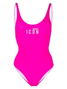 DSQUARED2 maillot de bain à imprimé Icon - Rose