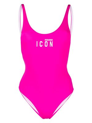 DSQUARED2 maillot de bain à imprimé Icon - Rose