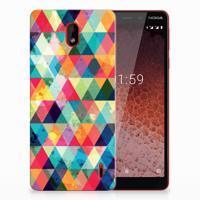 Nokia 1 Plus | TPU bumper | Geruit