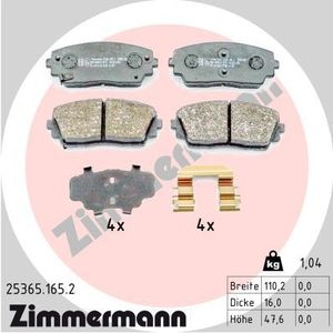 Remblokkenset, schijfrem 253651652