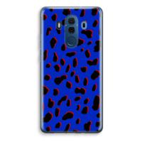Blue Leopard: Huawei Mate 10 Pro Transparant Hoesje