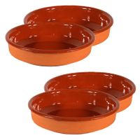 Set van 4x tapas bakjes/schaaltjes Sevilla 18 cm en 16 cm