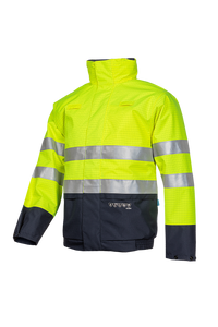 Sioen 9485 Delano Vlamvertragende en antistatische signalisatie regenblouson