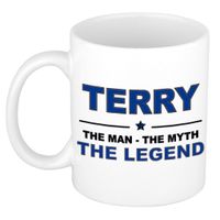 Terry The man, The myth the legend cadeau koffie mok / thee beker 300 ml