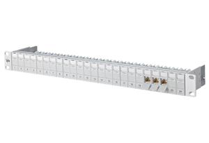 Metz Connect 130B11P0-E 24 poorten Netwerkpatchpaneel 483 mm (19) CAT 6A 1 HE Grijs