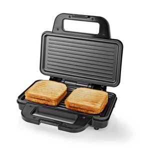 Nedis Sandwich maker | 900 W | 26.8 x 14.5 cm | 1 stuks - KASG100FBK KASG100FBK