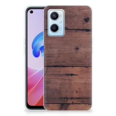 OPPO A96 | OPPO A76 | Bumper Hoesje | Old Wood