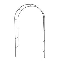 Rozenboog / tuin boog - groen - metaal - 140 x 240 cm - klimplanten - buiten - rozen boog