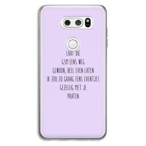 GSM: LG V30 Transparant Hoesje