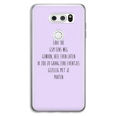 GSM: LG V30 Transparant Hoesje