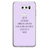 GSM: LG V30 Transparant Hoesje