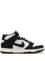 Nike baskets Dunk Mid 'Black/White' - Noir - thumbnail