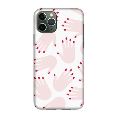 Hands pink: Volledig geprint iPhone 11 Pro Hoesje