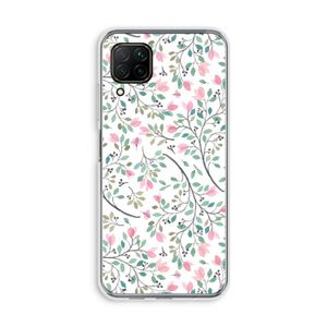 Sierlijke bloemen: Huawei P40 Lite Transparant Hoesje