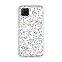 Sierlijke bloemen: Huawei P40 Lite Transparant Hoesje