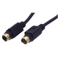 Valueline CABLE-524 S-videokabel 1,5 m S-Video (4-pin) Zwart